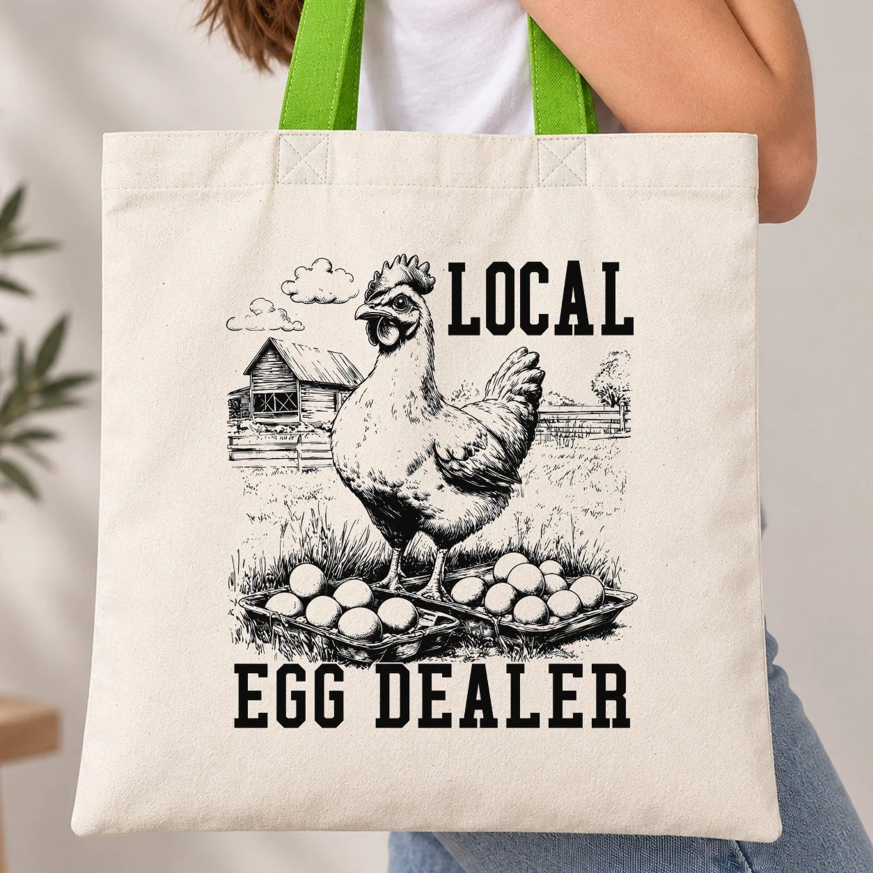 Taška s barevným uchem - Local Egg Dealer