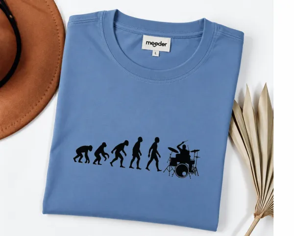 Pánské tričko - Evoluce bubeníka