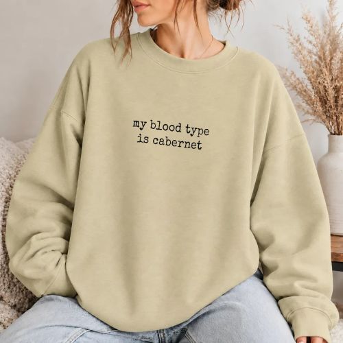 Dámská mikina - Cabernet Is My Blood Type
