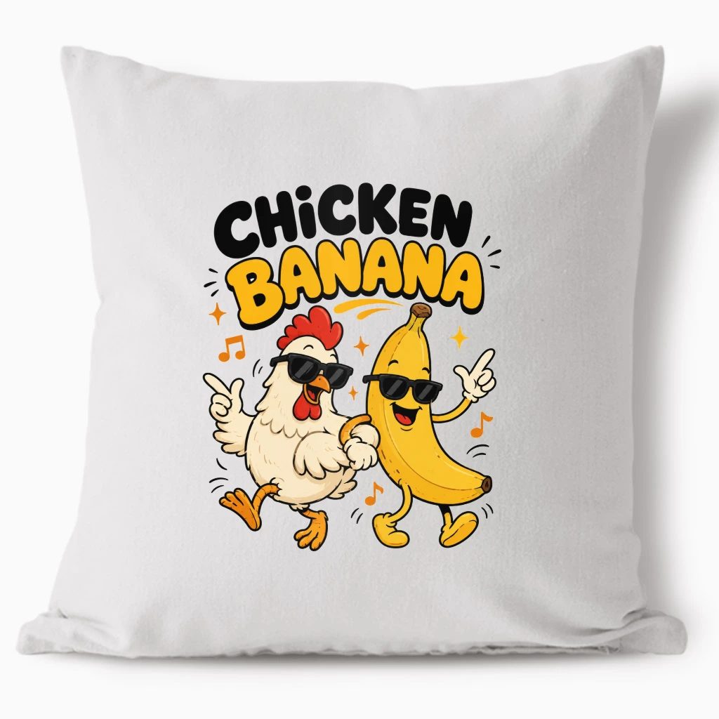 Polštář - Party Chicken Banana