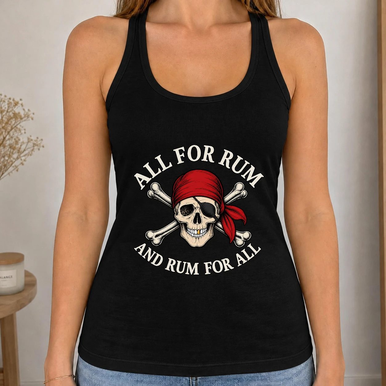 Dámské tílko 220g - All For Rum And Rum For All