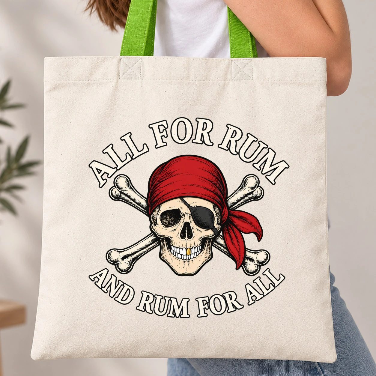 Taška s barevným uchem - All For Rum And Rum For All