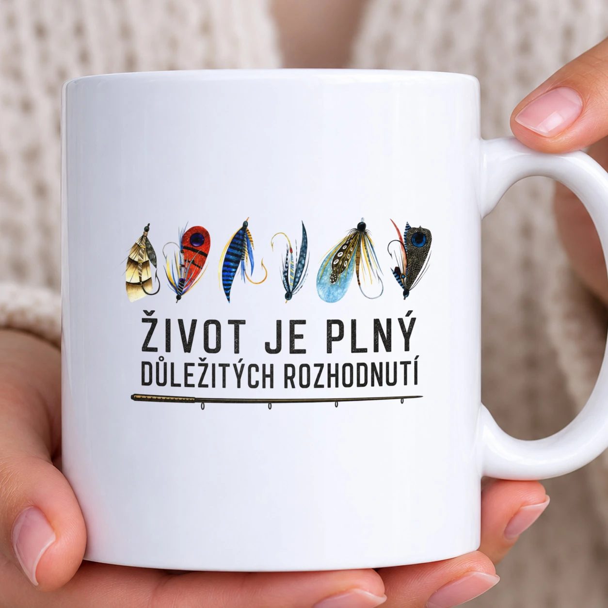 Hrnek bílý - Život je plný důležitých rozhodnutí