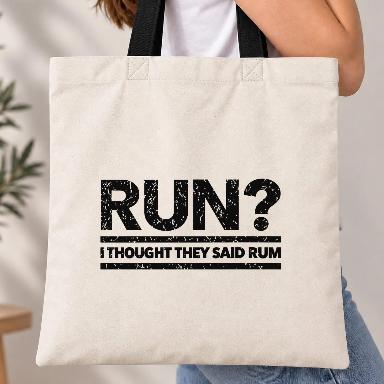 Taška s barevným uchem - Run? I Thought They Said Rum