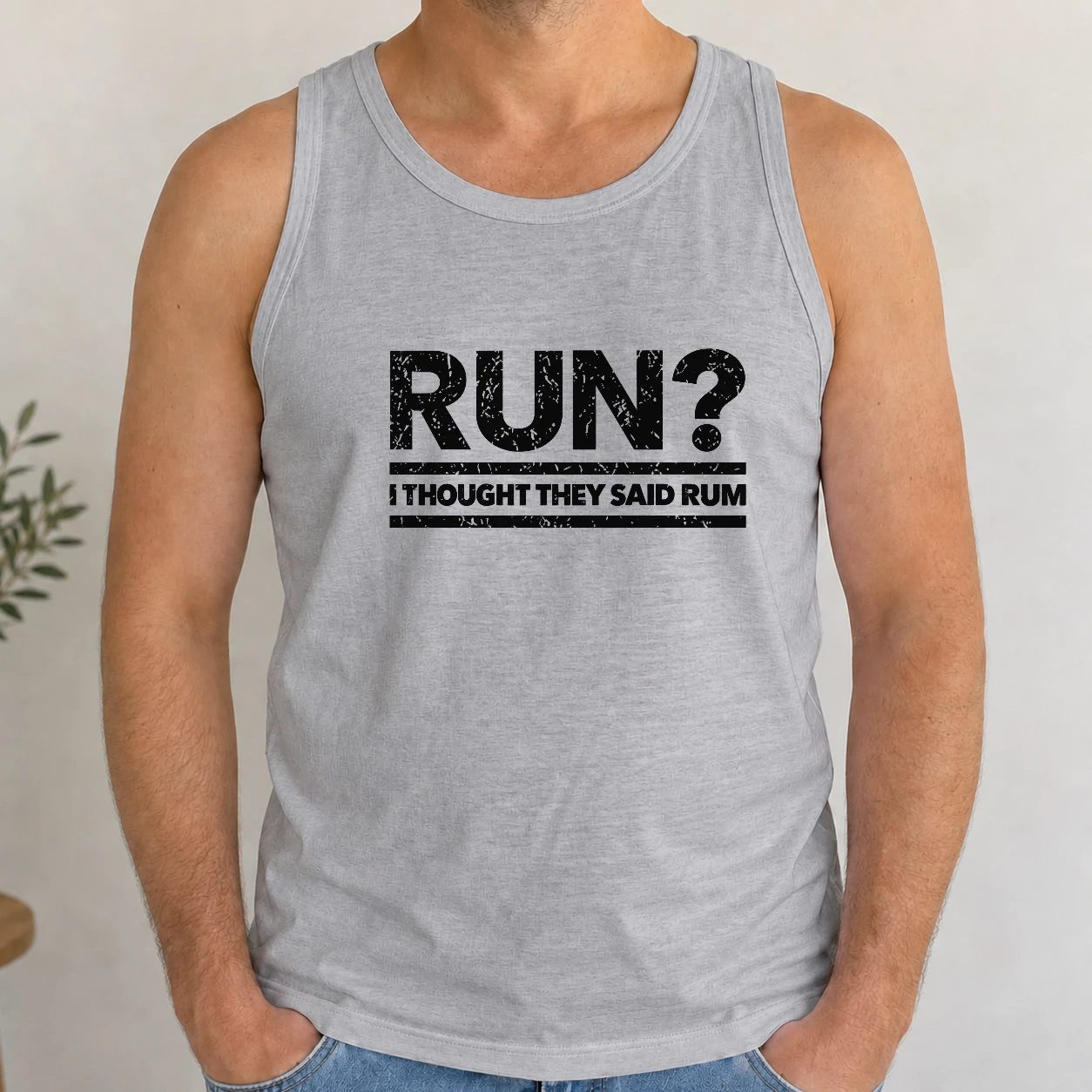 Pánské tílko - Run? I Thought They Said Rum