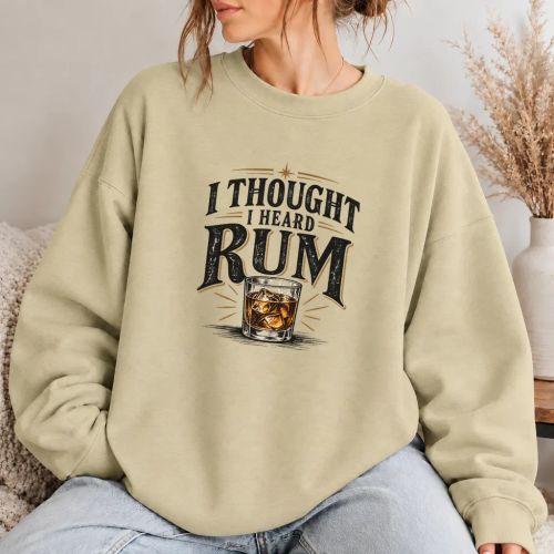 Dámská mikina - I Thought I Heard Rum