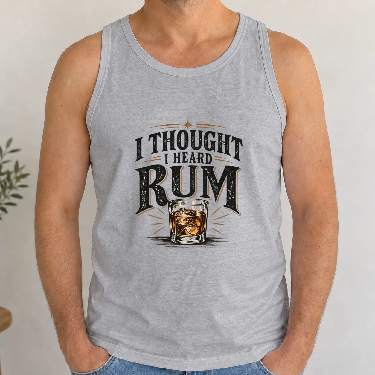 Pánské tílko - I Thought I Heard Rum