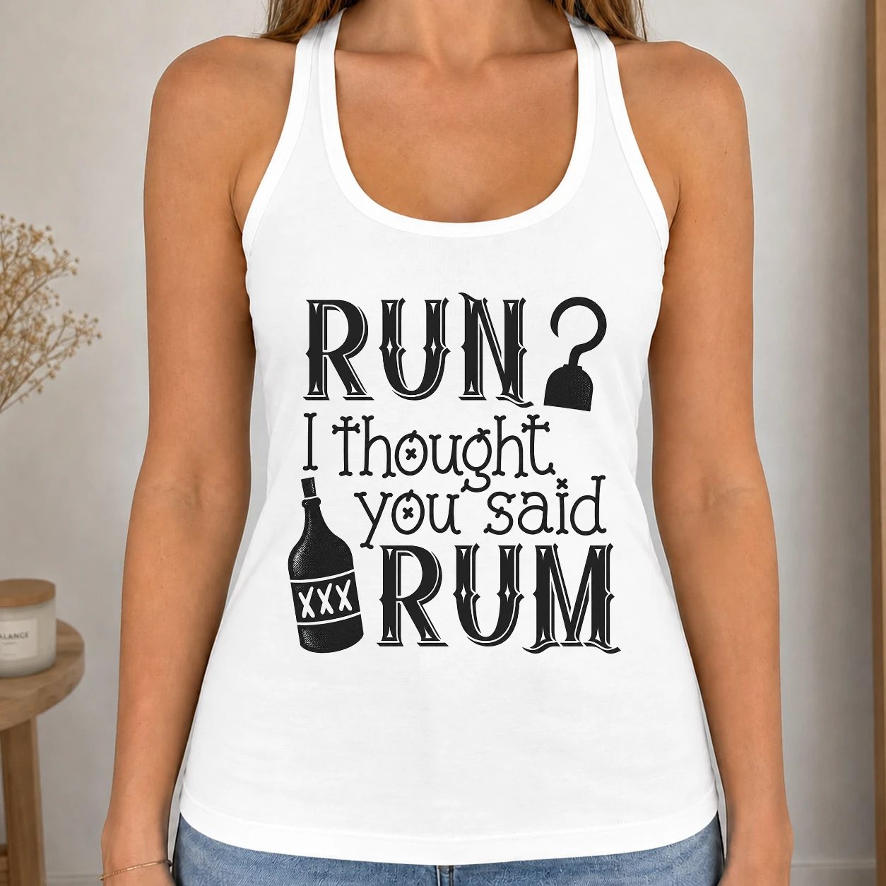 Dámské tílko 220g - Run? I Thought You Said Rum