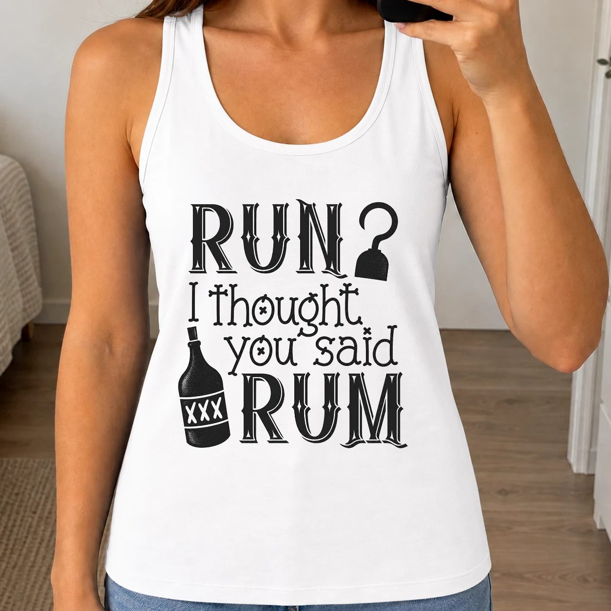 Dámské tílko 160g - Run? I Thought You Said Rum