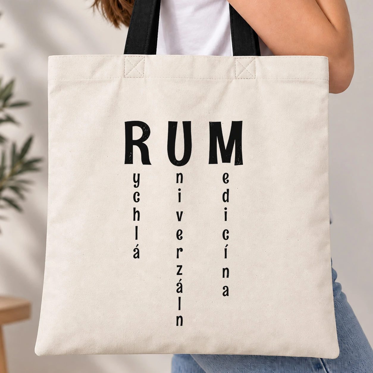 Taška s barevným uchem - RUM - Rychlá univerzální medicína