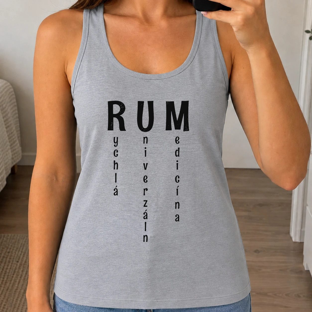 Dámské tílko 160g - RUM - Rychlá univerzální medicína