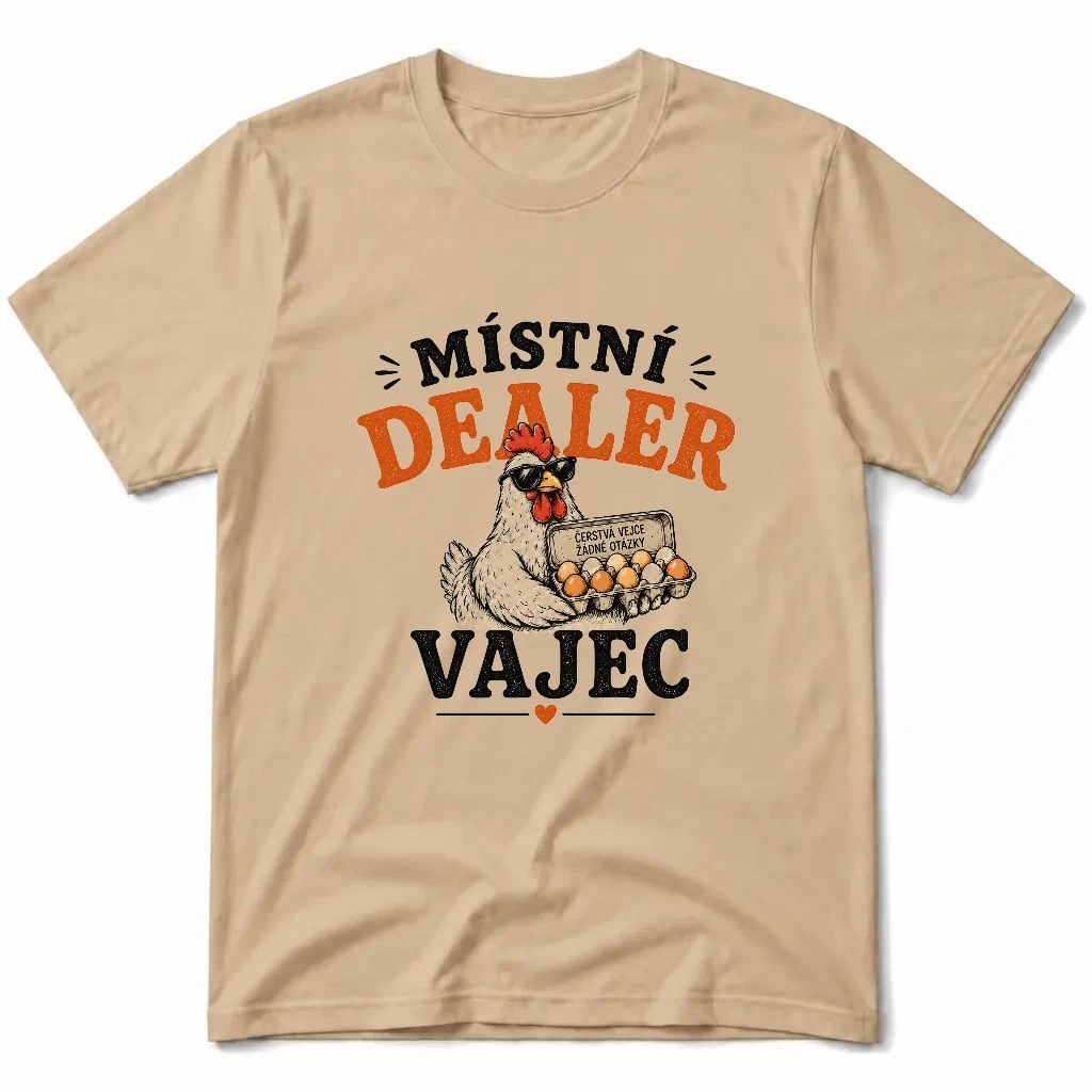 Pánské tričko - Místní dealer vajec