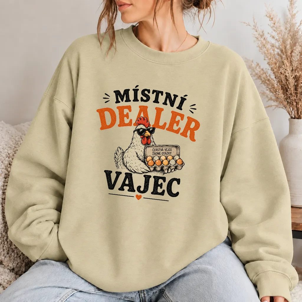 Dámská mikina - Místní dealer vajec