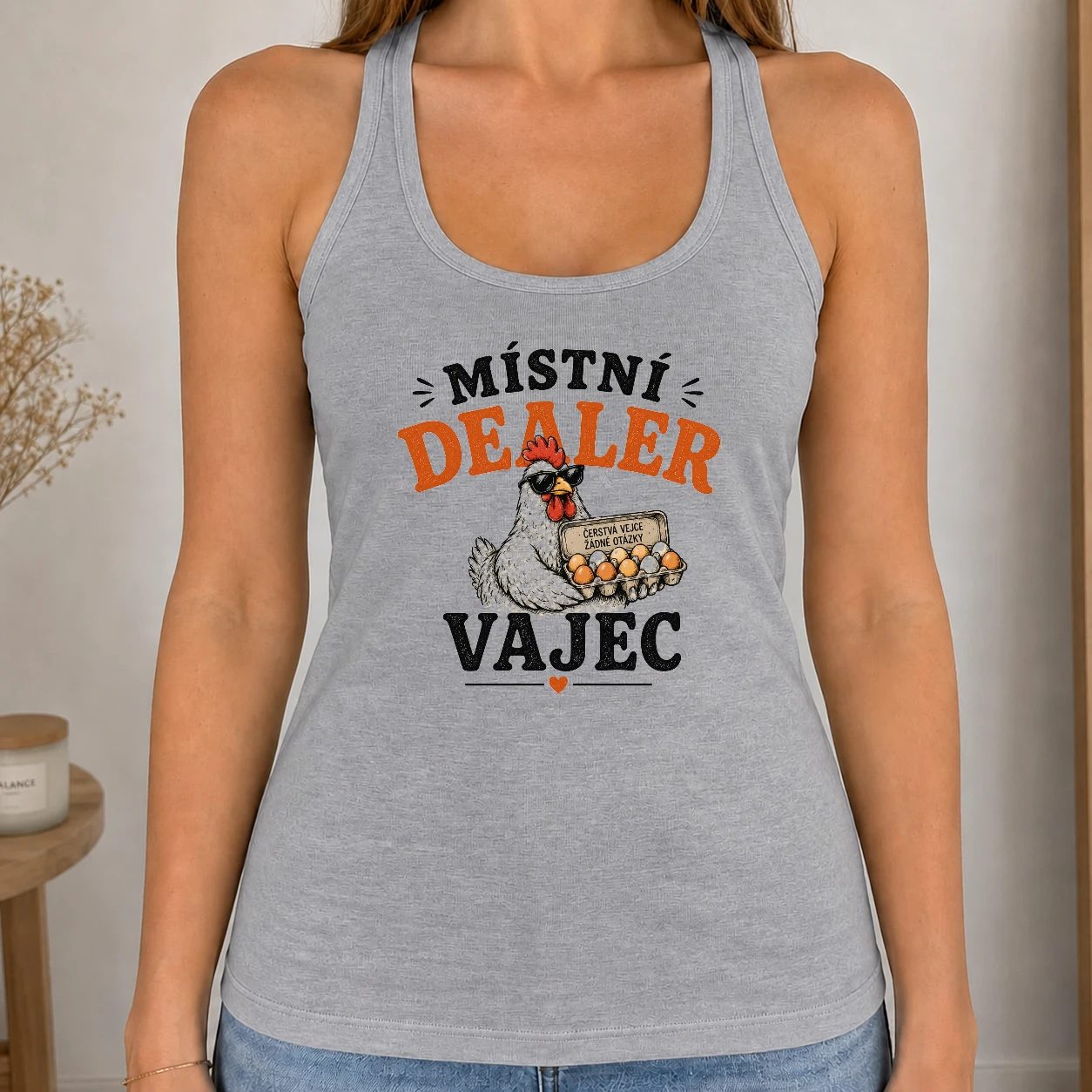 Dámské tílko 220g - Místní dealer vajec