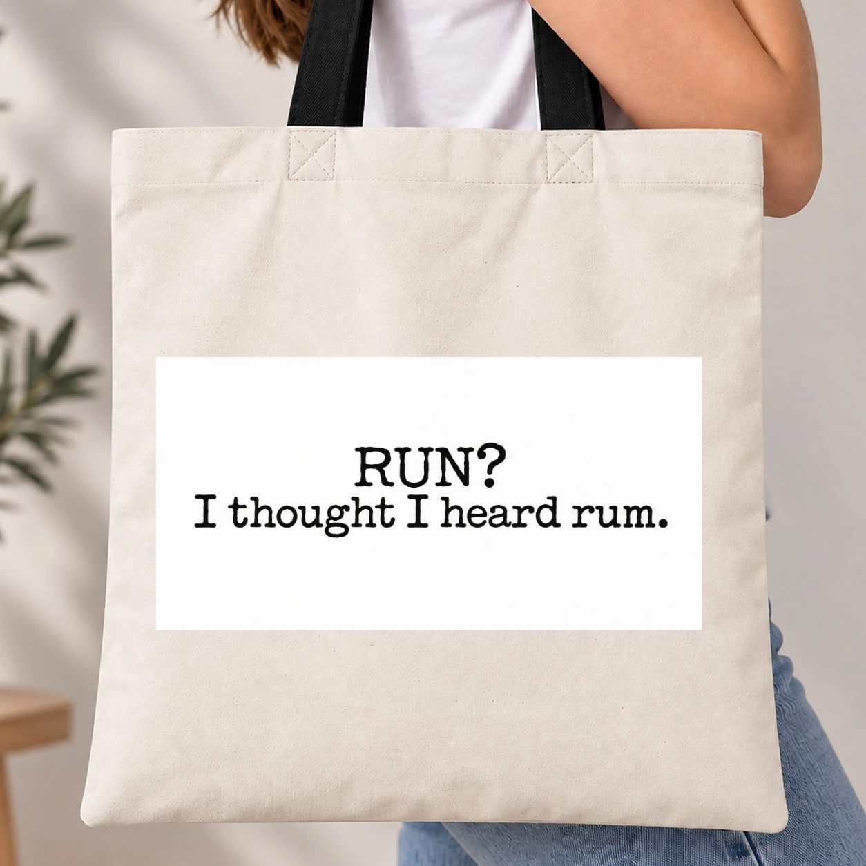 Taška s barevným uchem - Run? I Thought I Heard Rum.